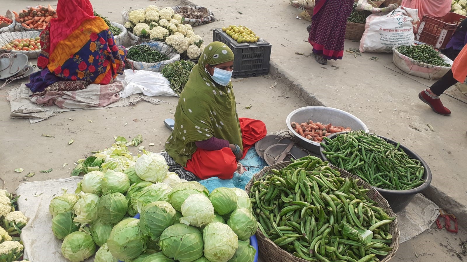 Gulnaz becoming self-reliant from vegetable selling business