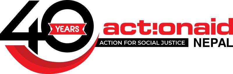 ActionAid Nepal 40 years logo